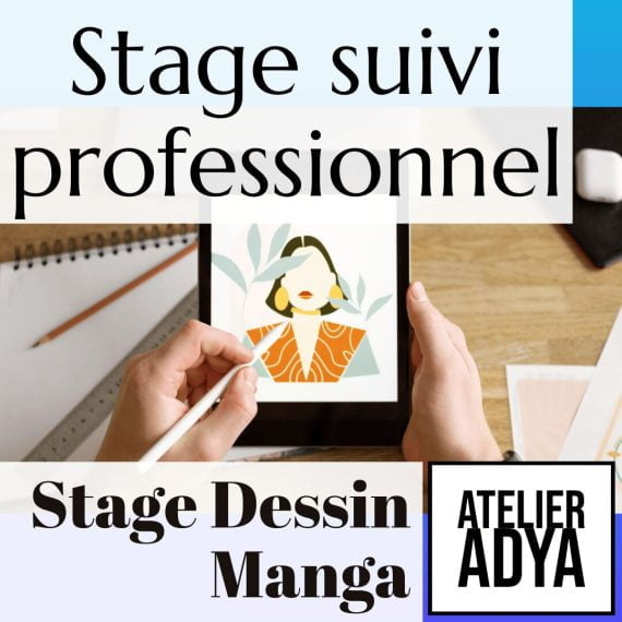 Annonce des stages professionnel de dessin Nantes et Orvault de l'atelier Adya
