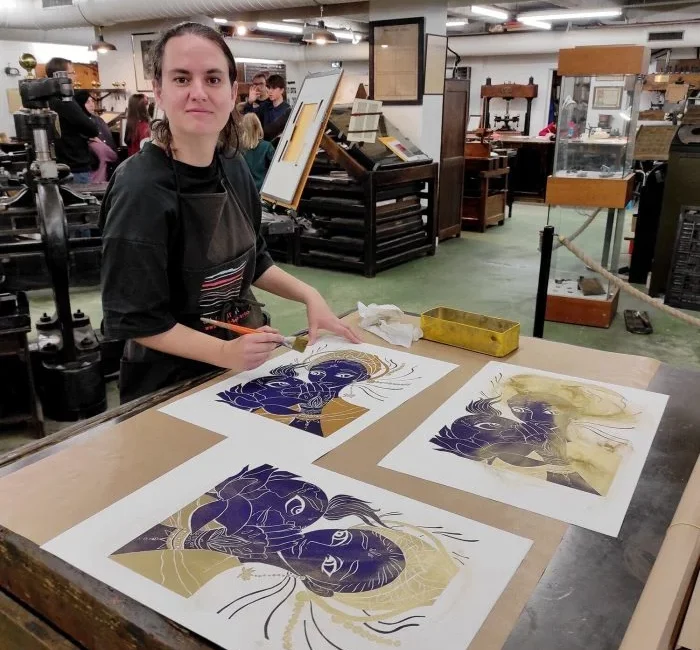 claire-pacheco-illustration-linogravure-cours-dessin-manga-bd-atelier-adya-orvault-nantes