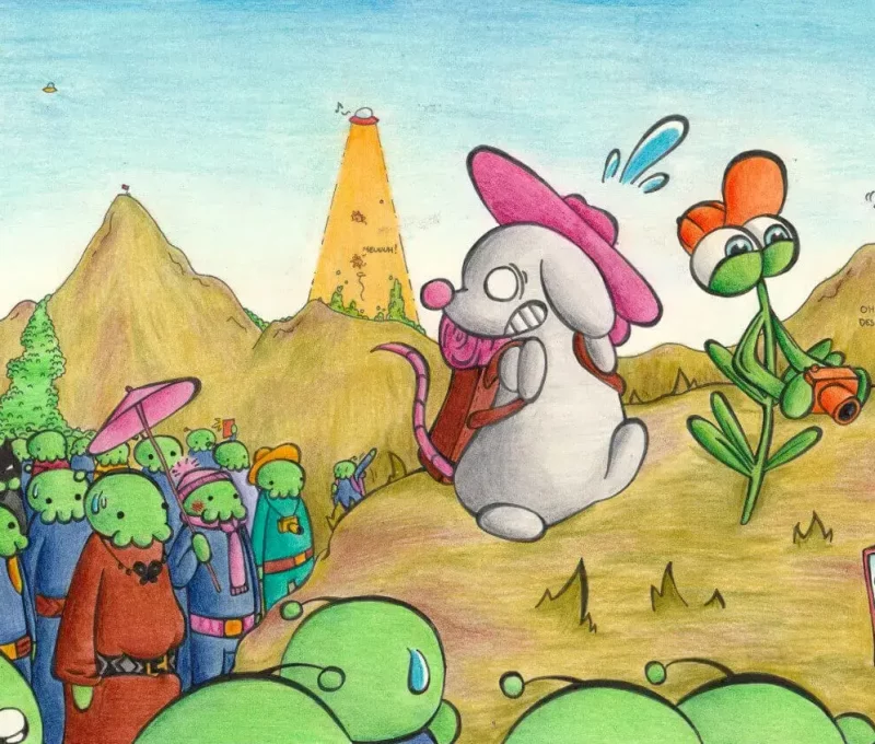 dessin-humoristique-alien-personnage-crayon-couleur-ado-cours-mercredi-suce-sur-erdre